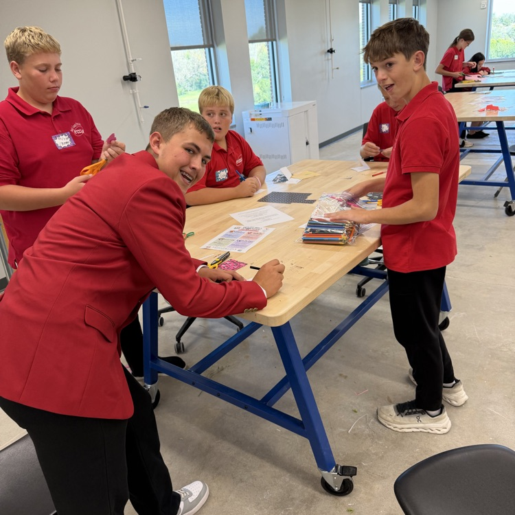 working on the service project 