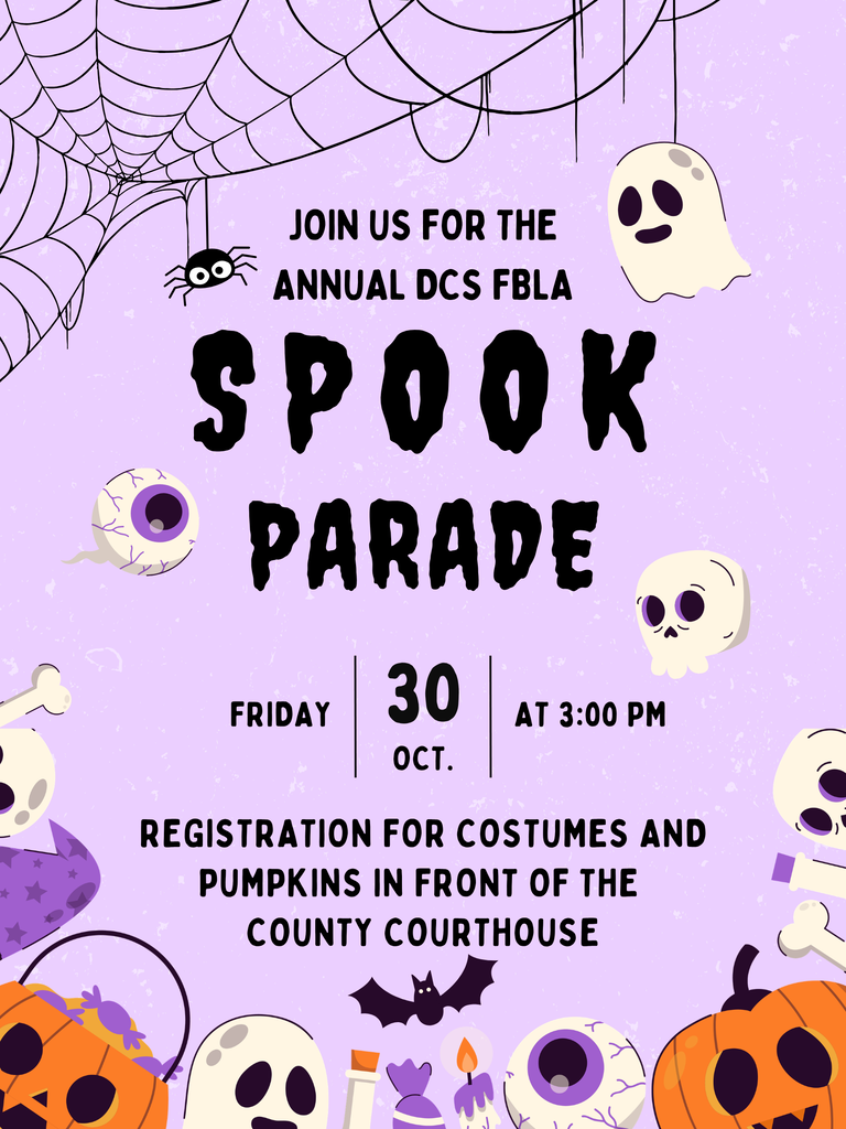 Spook parade Oct 30