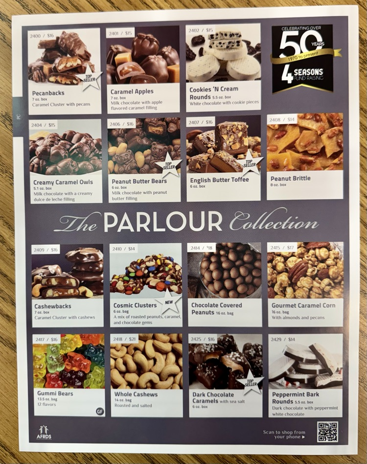 FFA Fundraising Packets: The Parlour