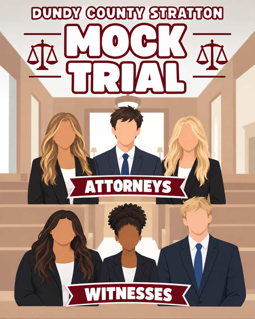Mock Trial with faceless witnesses and attorneys