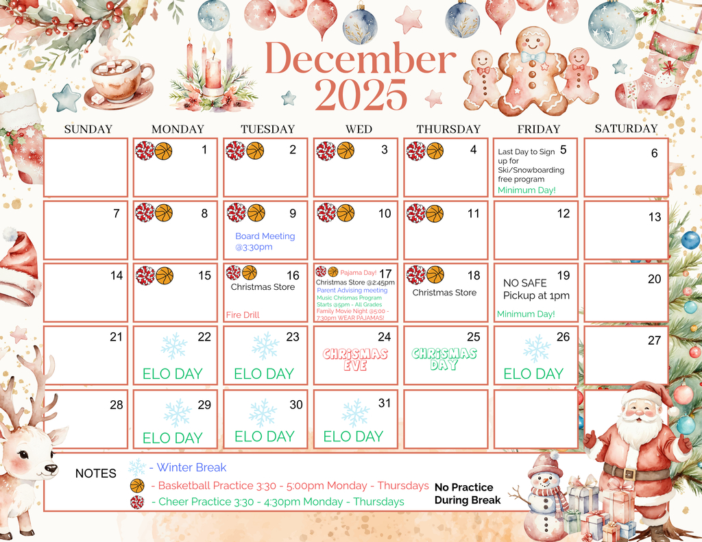 December 2025 Calendar