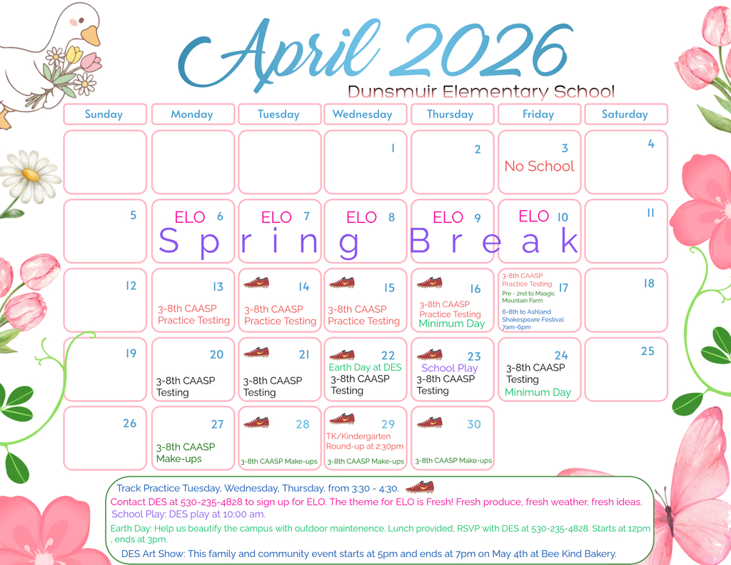 April 2026 Calendar