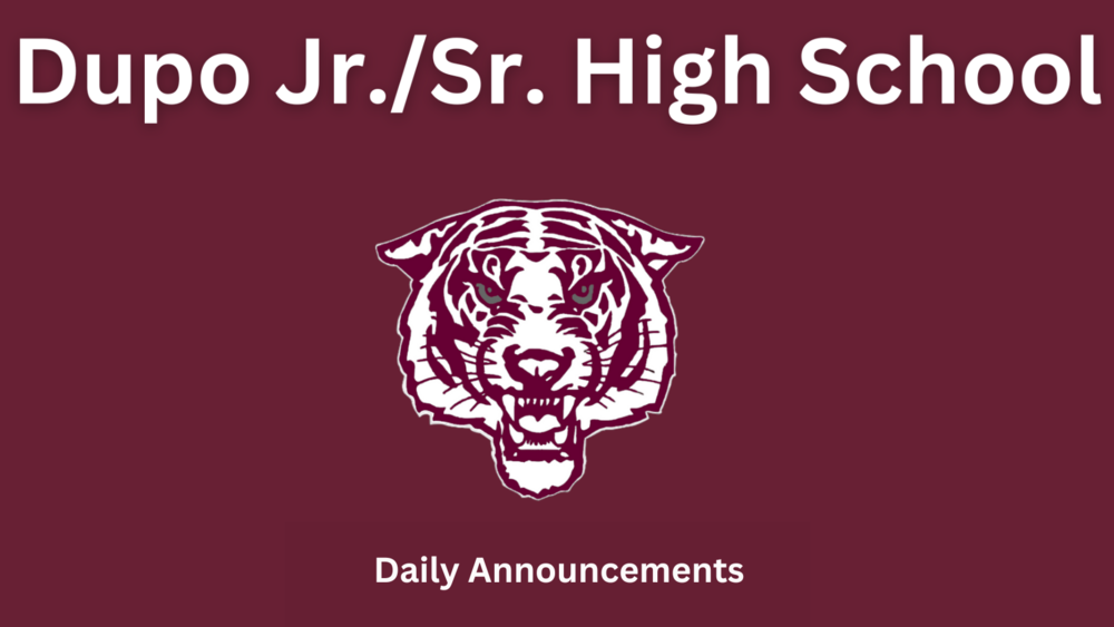 Announcements