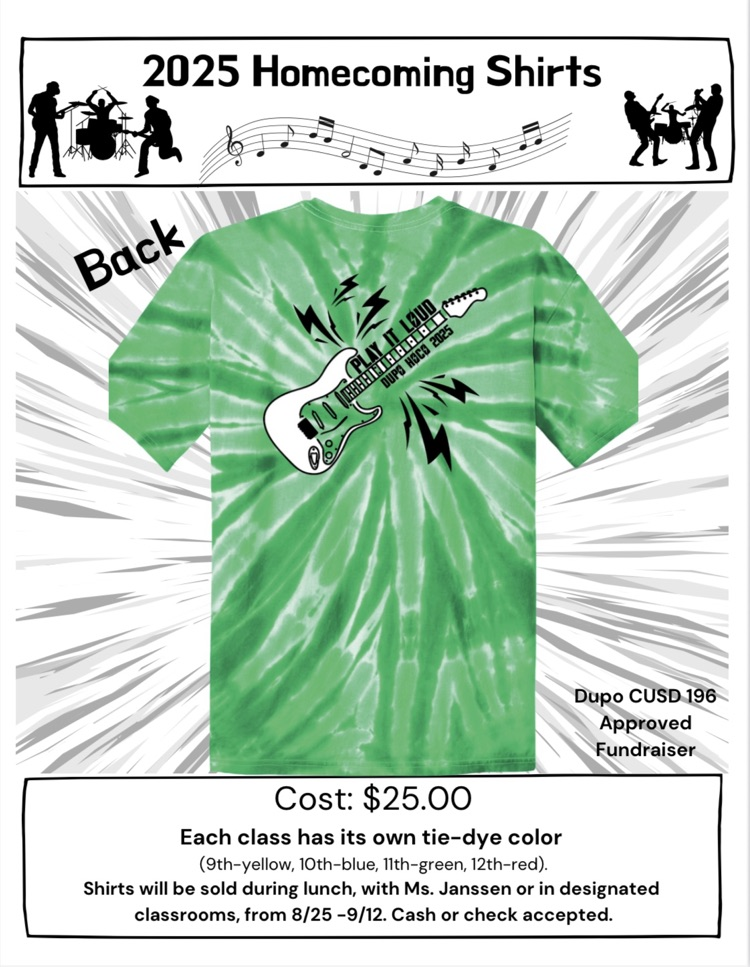 Last week to buy your shirts  