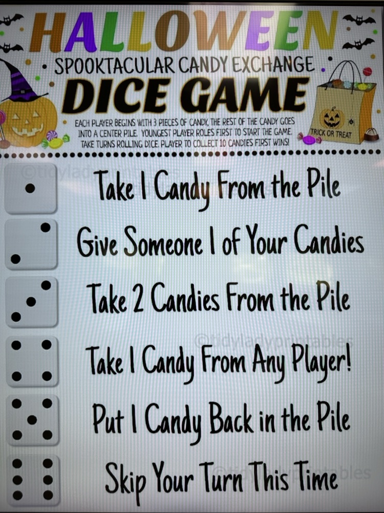 Halloween Candy Game