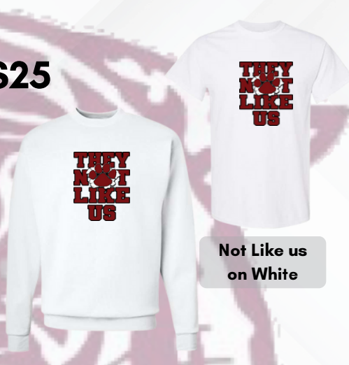 they not like us on white