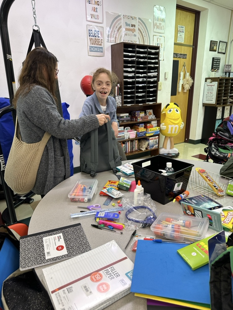 Students Organizing the School Supplies