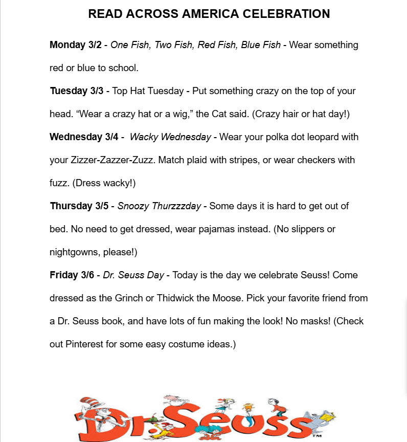 Dr. Seuss and Characters