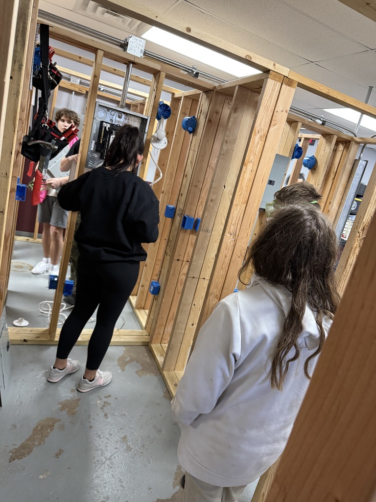 Kailyn showing proper wiring techniques. 