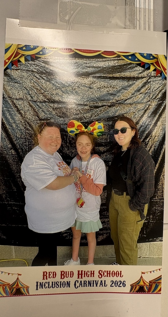 Kady, Mrs. Dougherty, and Ms. Hafford at the Red Bud Carnival