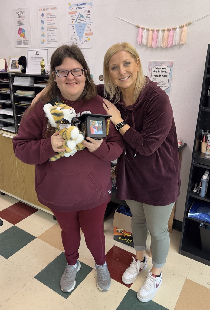 Mrs. Hughey’s social skills group celebrating Selena. We will miss having her in group!