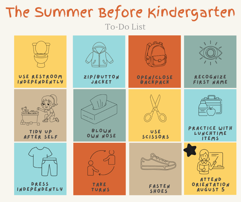 independent non-academic tasks for kindergartners
