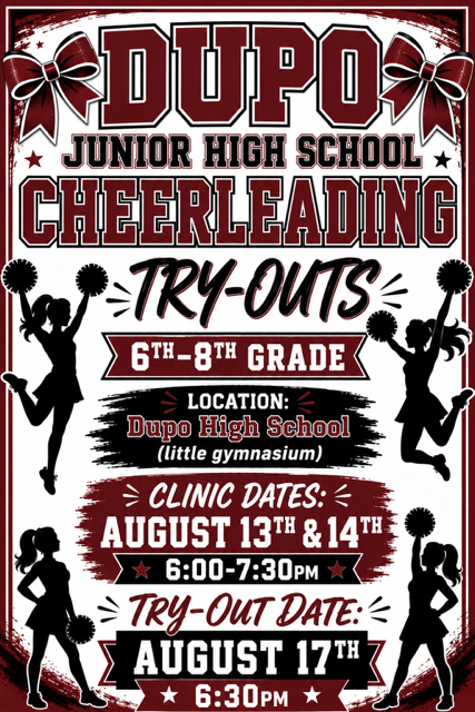 JH Cheer Tryouts