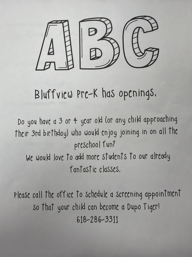 Pre-K has openings!