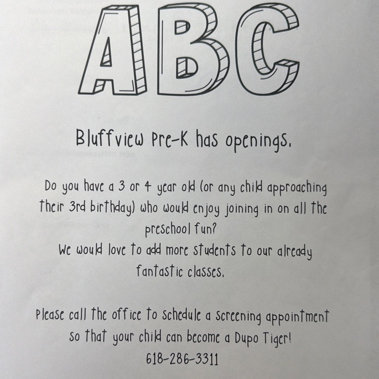 PreK info