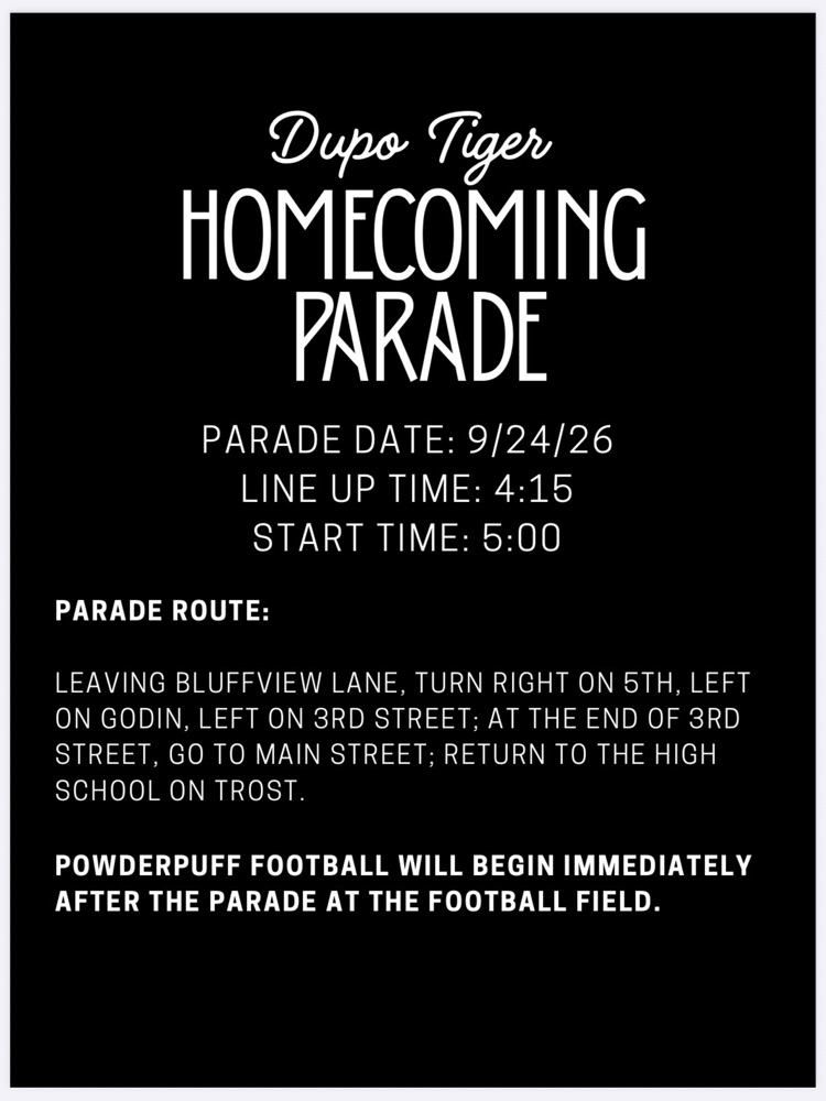 parade information 
