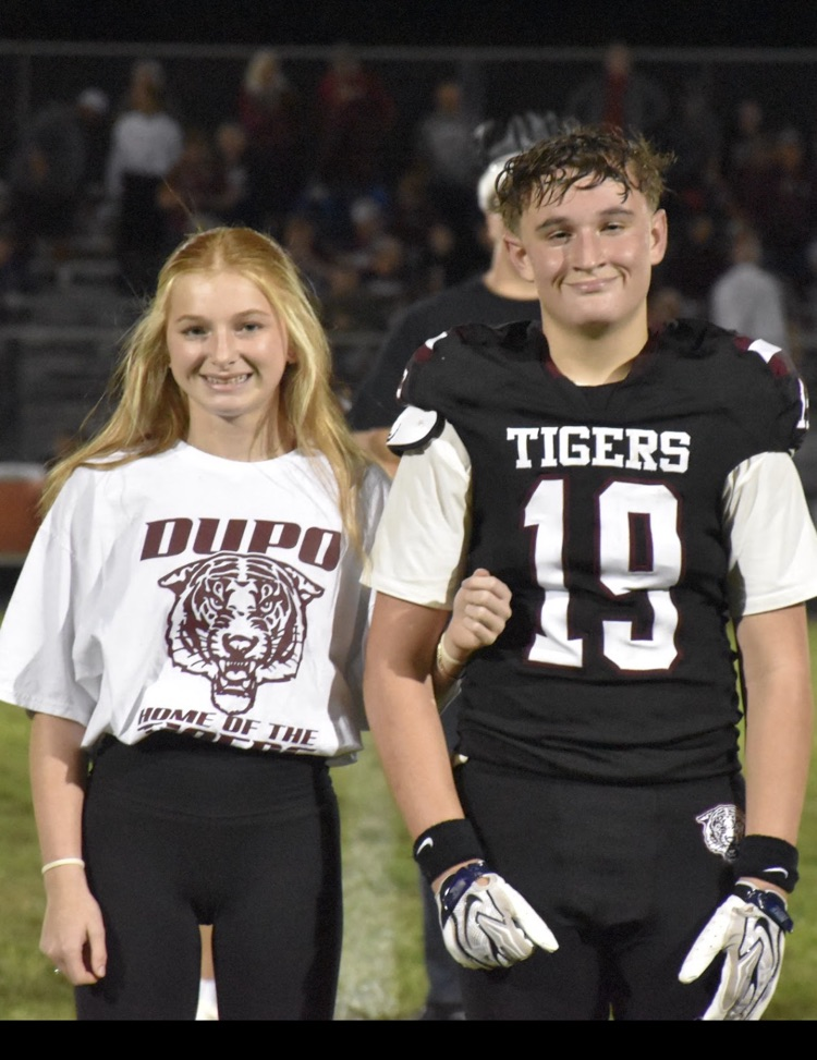 Freshmen Easton Simshauser and Sophia Schuler