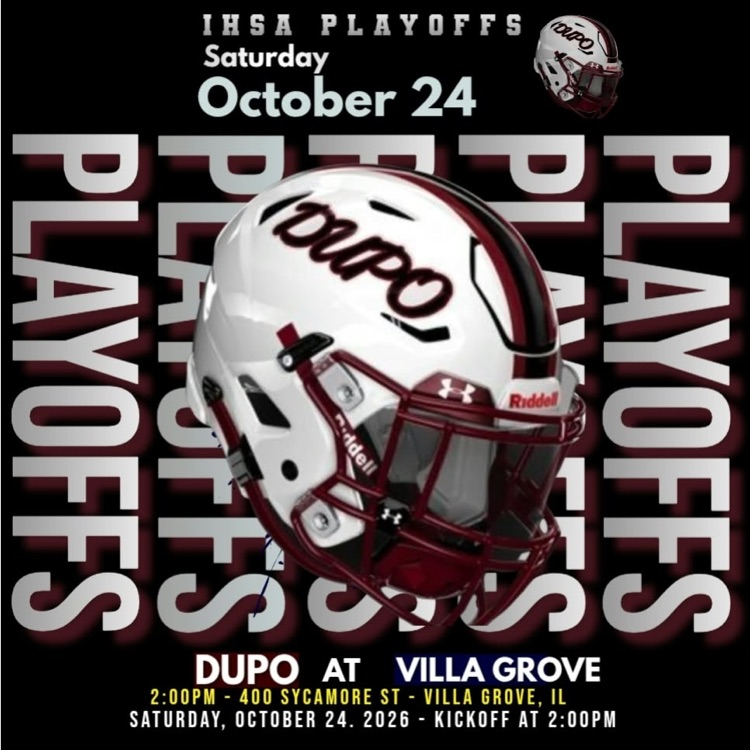 FB playoff info-at Villa Grove 2:00, 10/24
