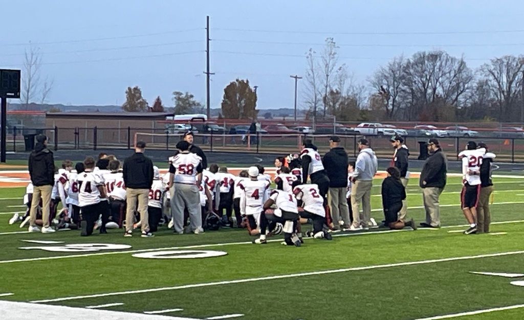 Football team and coaches