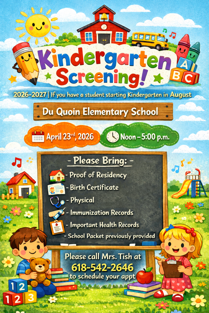 Kindergarten screening flyer