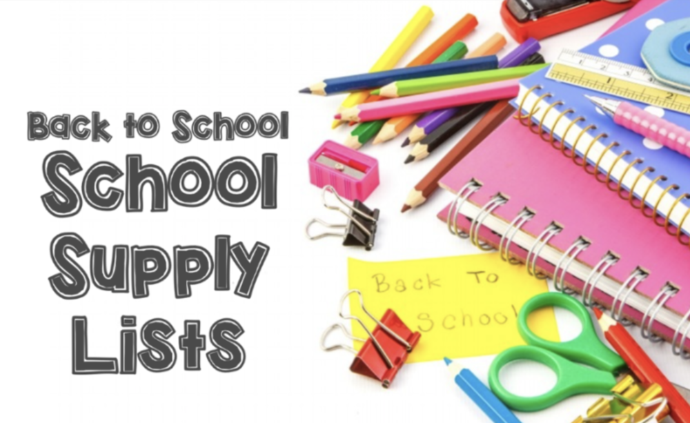 Back to School Supply Lists 2026-2027