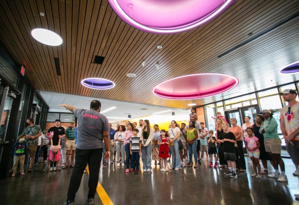 Prospective Parents touring Murray Massenburg Elementary School