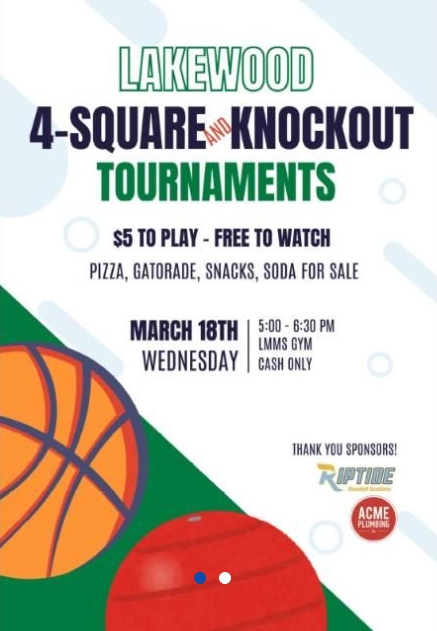 Lakewood 4-Square & Knockout Tournaments