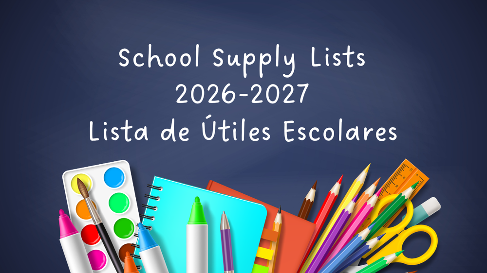 School Supply Lists