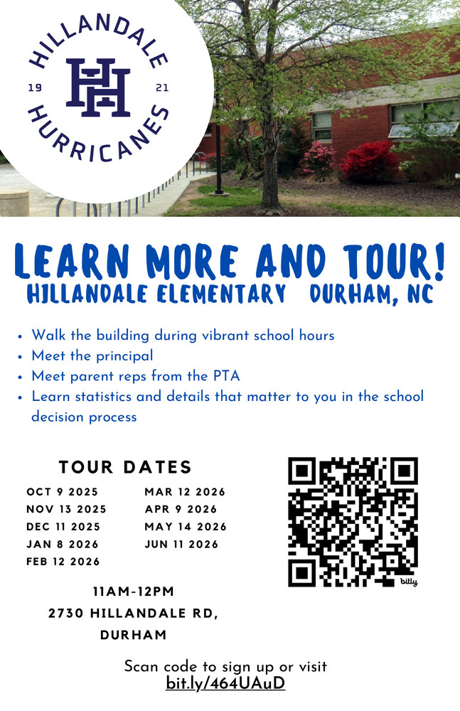 Hillandale School Tours Info