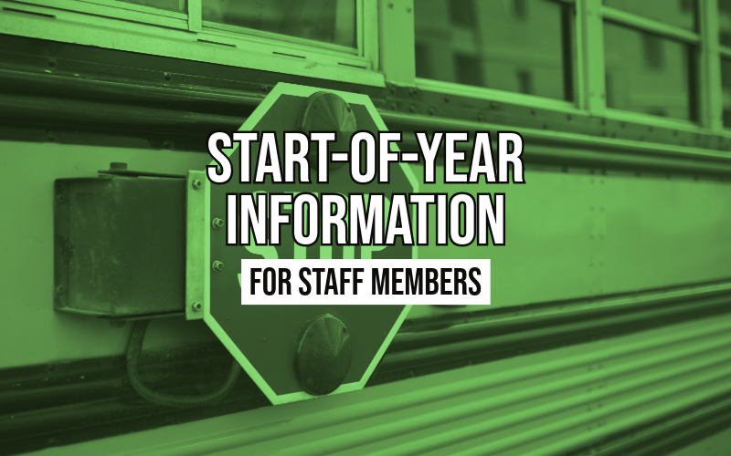 Information for Staff Members