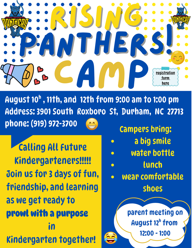 Rising Kindergarten Camp