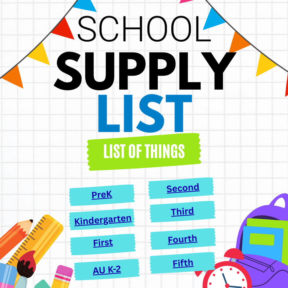 School Supply List