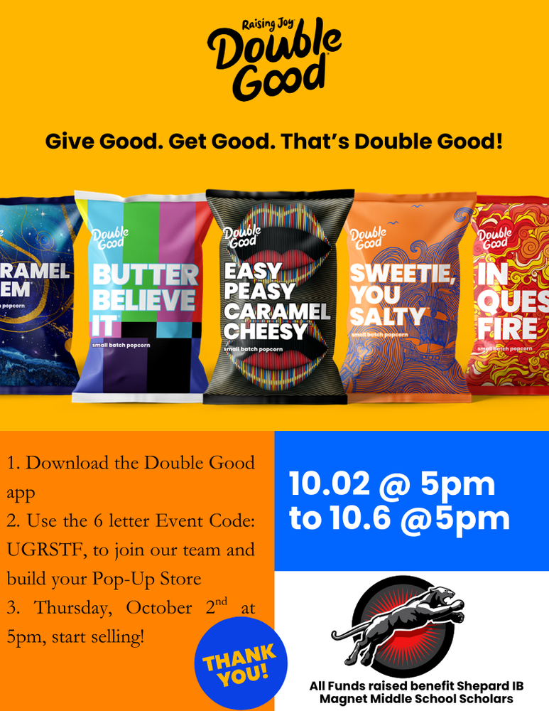 SMS Fundraiser: Double Good Popcorn