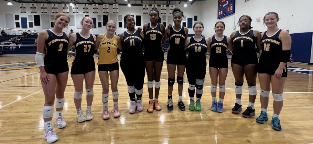 A picture of the Volleyball team