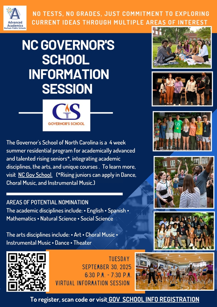 Governors school infographic