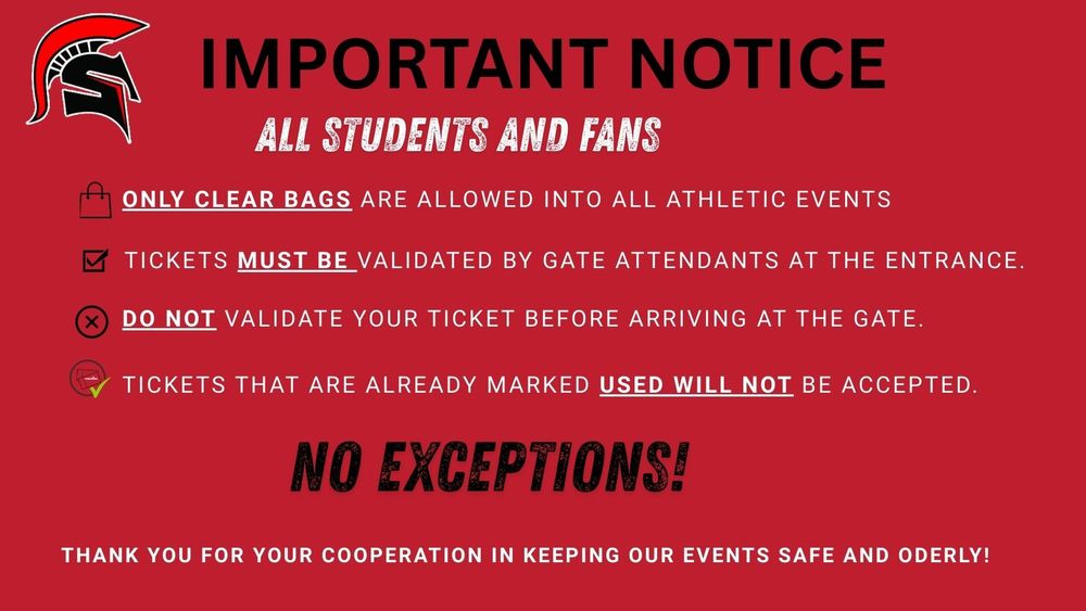 Athletic Events Policies