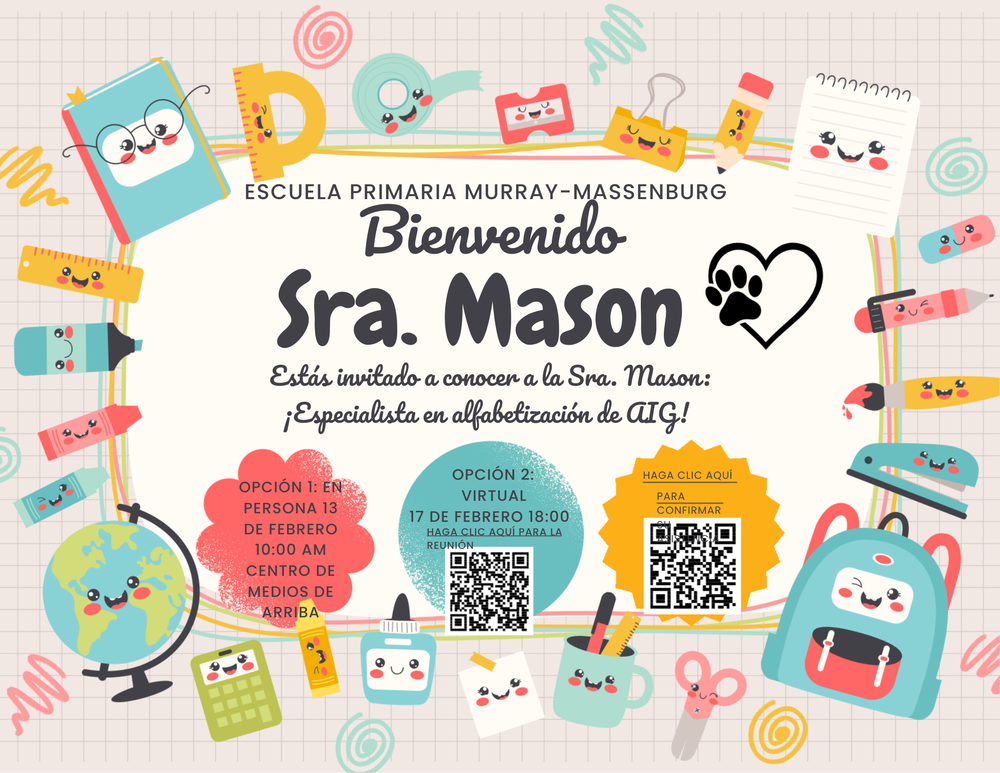 Meet and Greet with Ms. Makenzie Mason, AIG Literacy Specialist