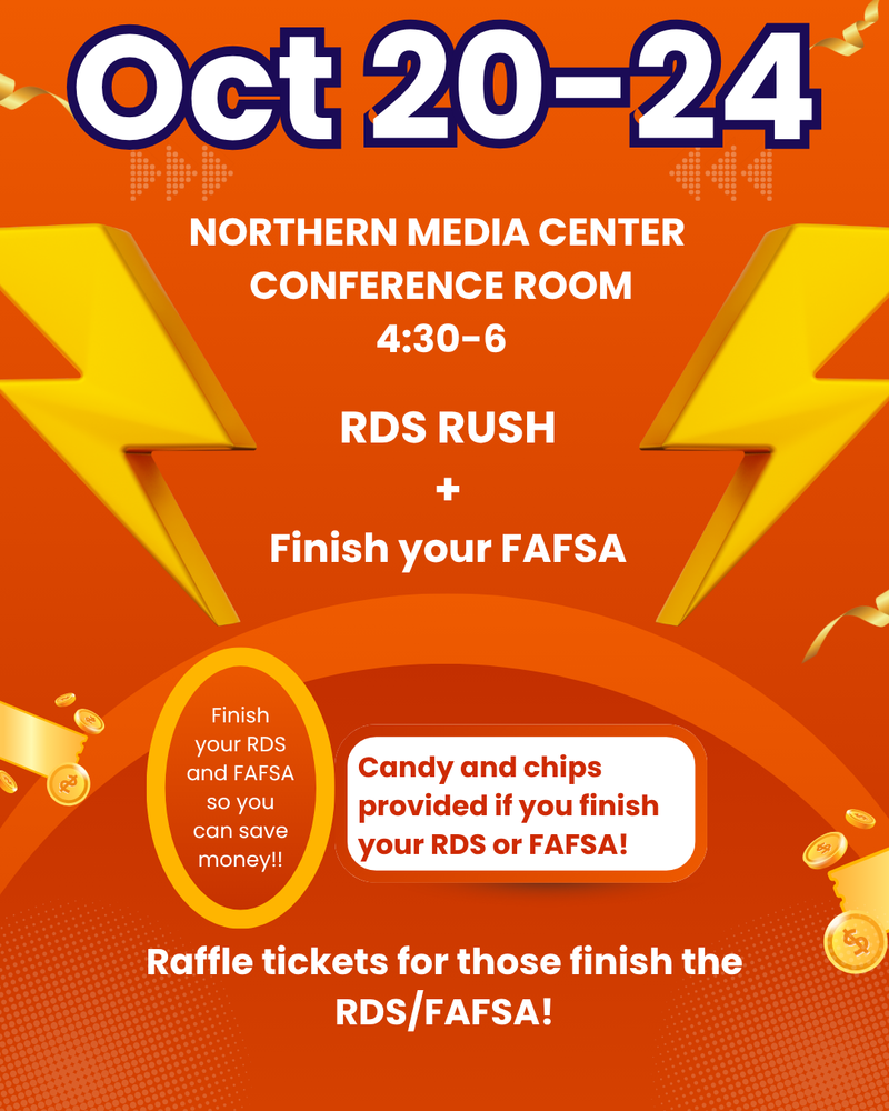 Infographic for RDS & FASFA Rush