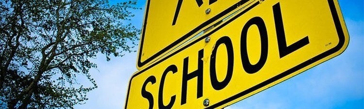 Picture of a school sign