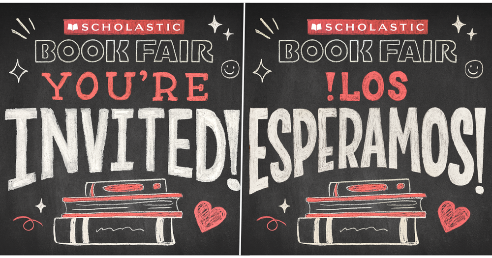 You're invited to our Scholastic Book Fair!