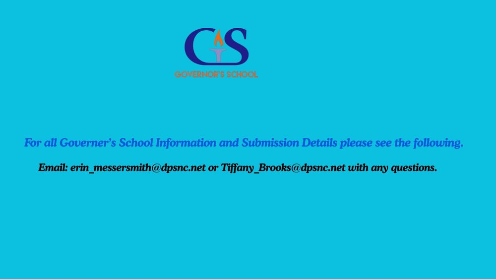Governer's School