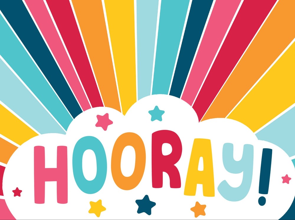 Rainbow hooray