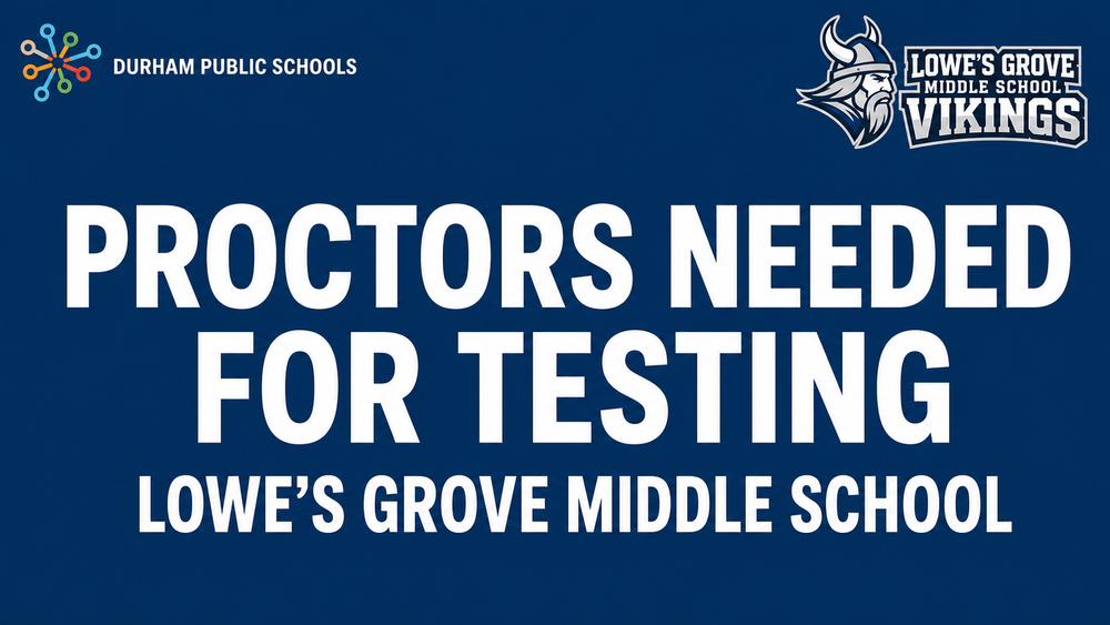 Proctors Needed