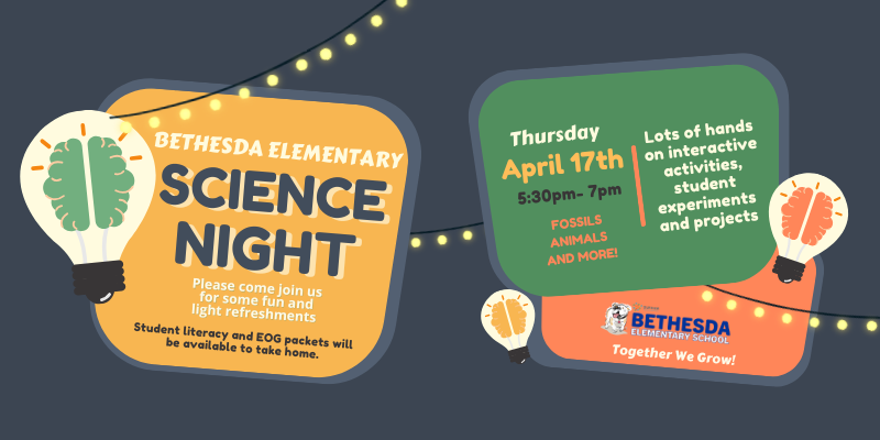 Science Night Flyer - English Version
