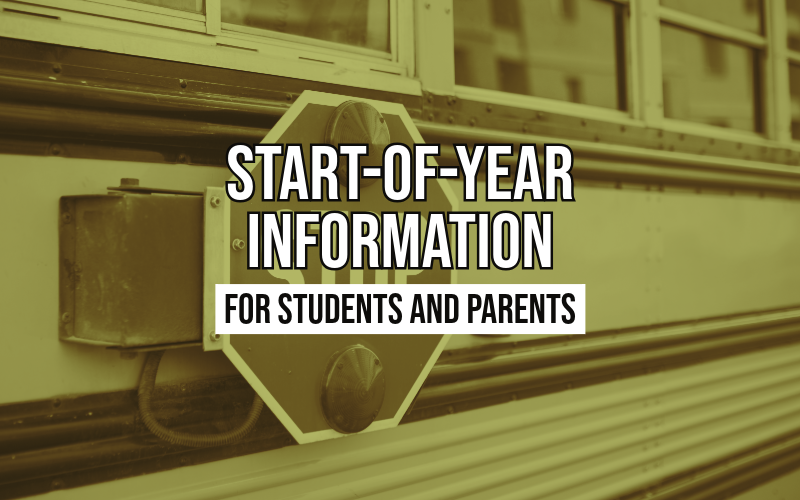 Start-of-Year Information