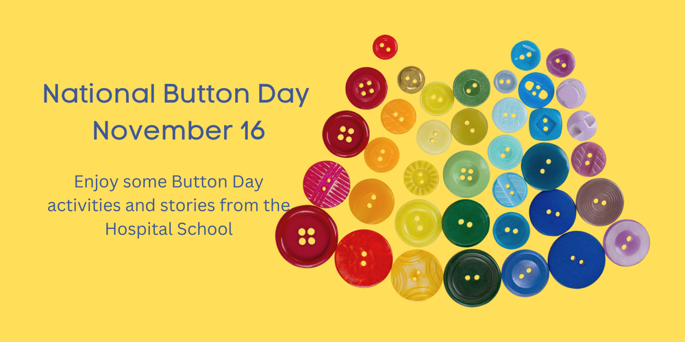 A rainbow of buttons for National Button Day