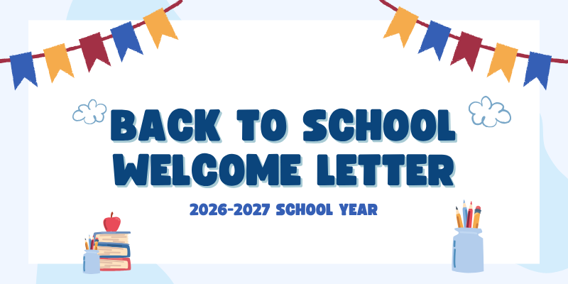 Back To School Welcome Letter
