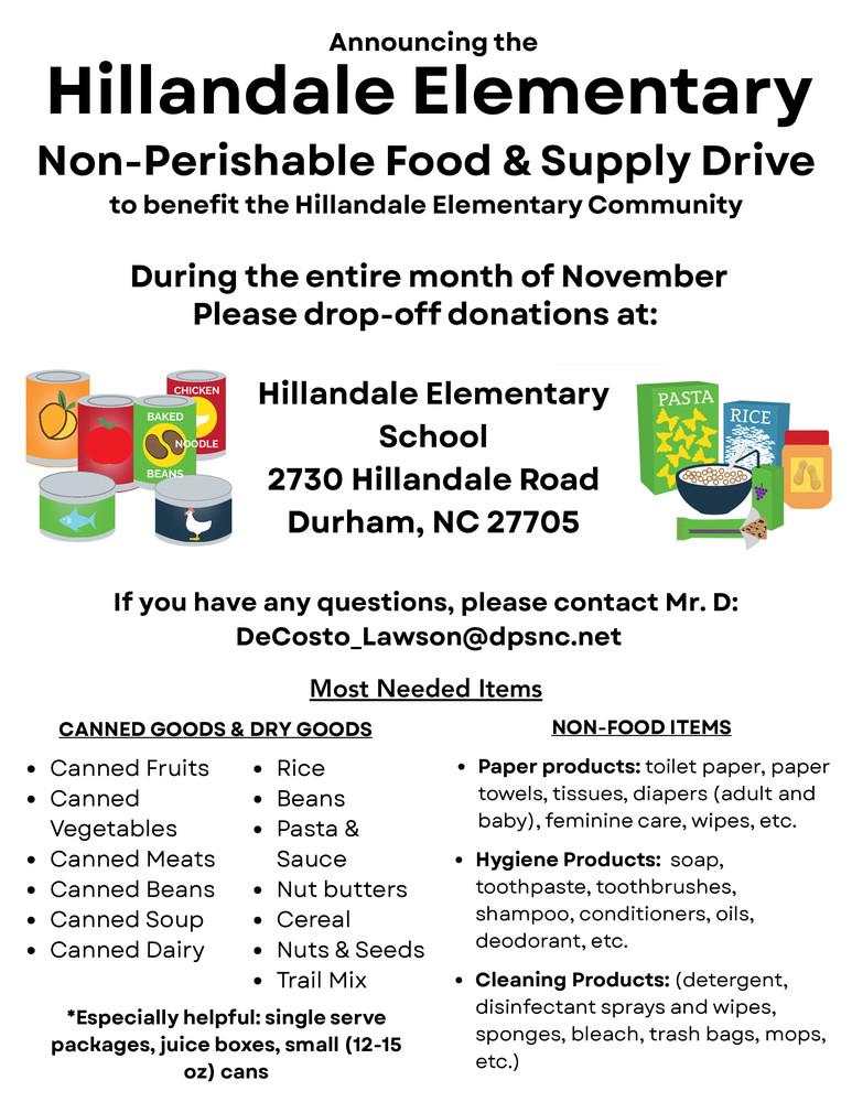 Hillandale Food Drive
