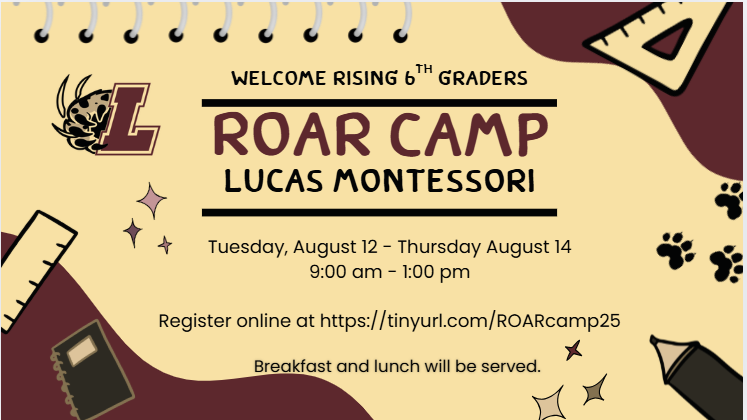 Welcome Rising 6th Graders