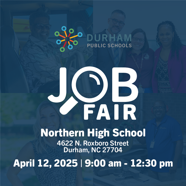 DPS Job Fair April 12, 2025 Northern High School Flyer